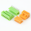 3.96MM Plug-in PCB Terminal Block HT396-3.96MM Orange Male And Female Plug-in Connector Set V/R