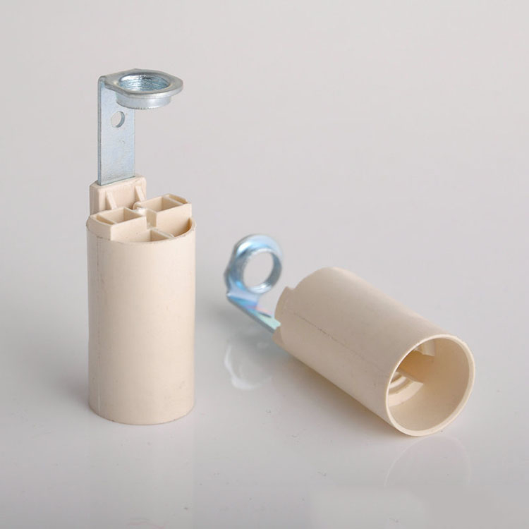 Directly Supply E14 Plastic Self-locking Light Body Lamp Holder