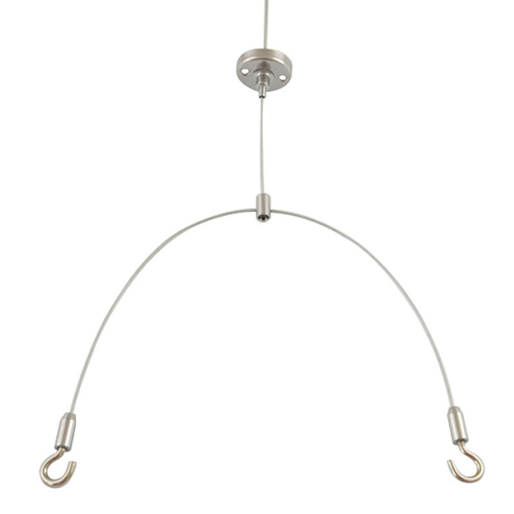 Flat Lamp One Minute Two Wire Rope Wire Wire Panel Lamp Modified Pendant Lamp Accessories