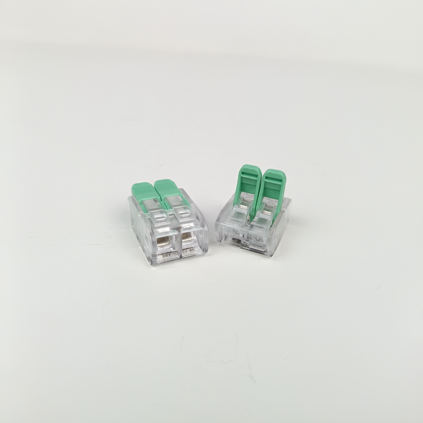 UL Listed DIY 1 in 1 Out Joint End Replace Wago 221-412 Junction Box Power Cable Fast Lever Nut Connector
