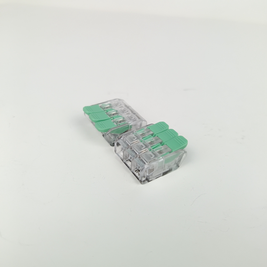 Replace Wago 1 in 2 Out Junction Box Joint Wire Connector 221-413 3 Way Reusable Lever Nut Spring Wire Connector UL Listed