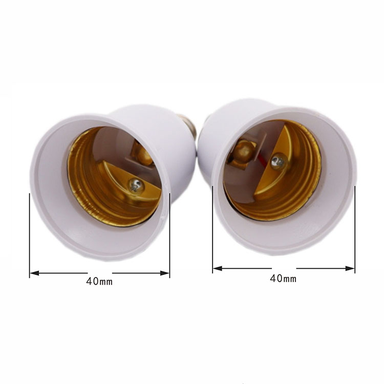 Factory Direct Sale E12 to E27 E12-e27 Led Lamp Holder Conversion Lamp Holder Adapter Extension Lamp Holder
