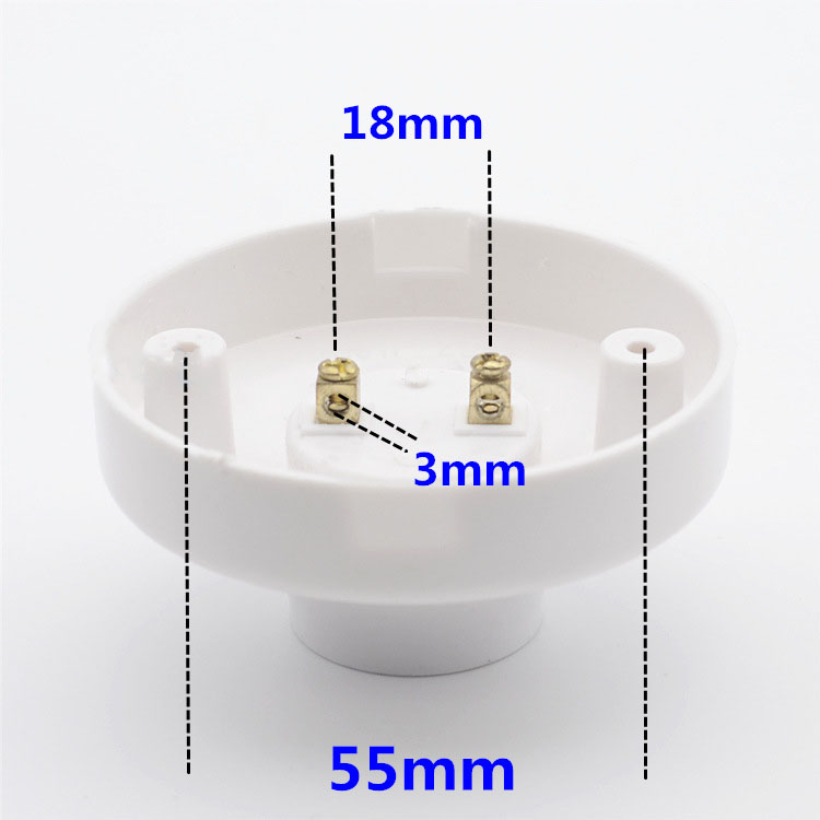 E27 Screw Base Lamp Holder Surface Mount Base Plastic Socket Lamp Holder Lighting Accessories