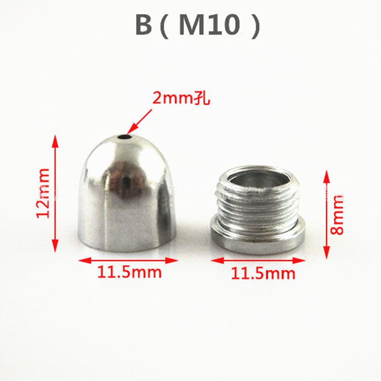 M4 M10 Inner Teeth Copper Parts Chandelier Wire Lock Head Nut Lamp Modification Accessories