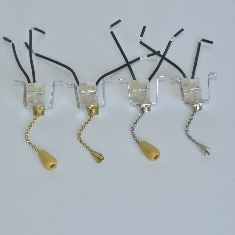 Pull Cord Switch Zipper Pull Cord Switch Ceiling Fan Wall Lamp Bedside Switch Lamps and Lanterns Lighting Accessories