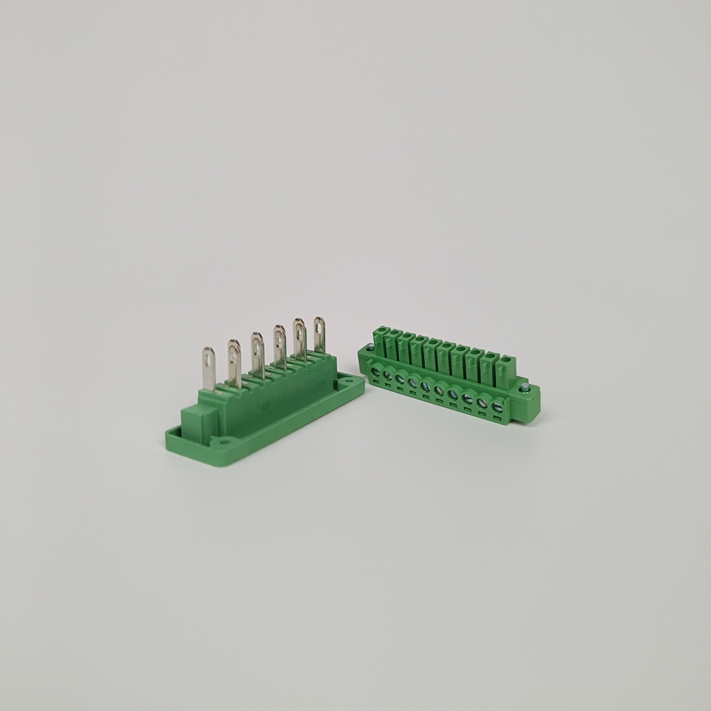 Replace Phoenix MC1.5 Through Wall Male And Female 3.81mm Pitch Pluggable Terminal Block with Flange