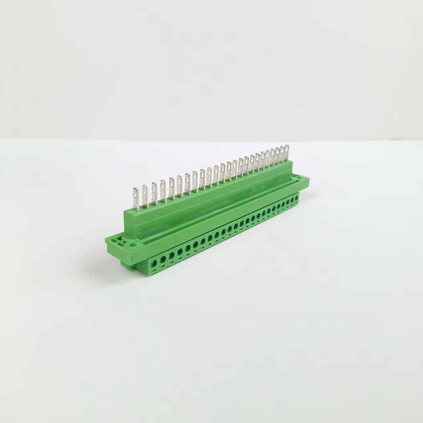 02p-24p Through Wall Panel Mounted Male And Female 5.08mm Pitch Pluggable Terminal Block 2EDGKM-5.08 2CDGM-5.08