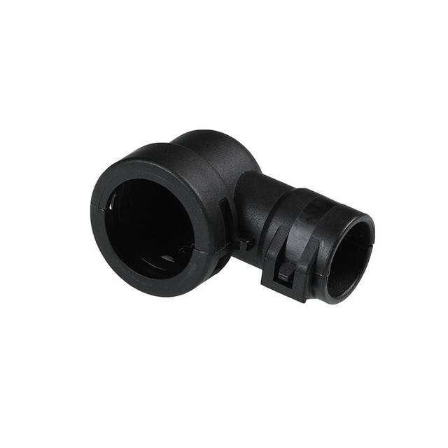 Curved Sheath - Compatible with 4-pin and 6-pin Circular Connectors - Pipe Sheath Fixing Snap-on Clip Tail Clamp 965783-1