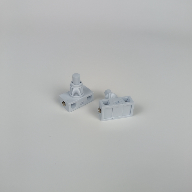 2A Screw Wiring Push Button White Color on Off Switch PBS Small Panel Mounted Switch 315A