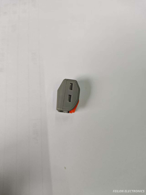 Replace Wago 222-412 2way UL Certificated Lever Nut Junction Box Terminal Connector 600V 30A High Current Wire Connector DF-212