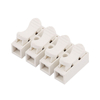 CH-4 Push-Type Terminal Block, 4-Position Lamp Wiring Clip, Quick-Connect Wire Connector, Ceiling Lighting DIY Wire Splicer