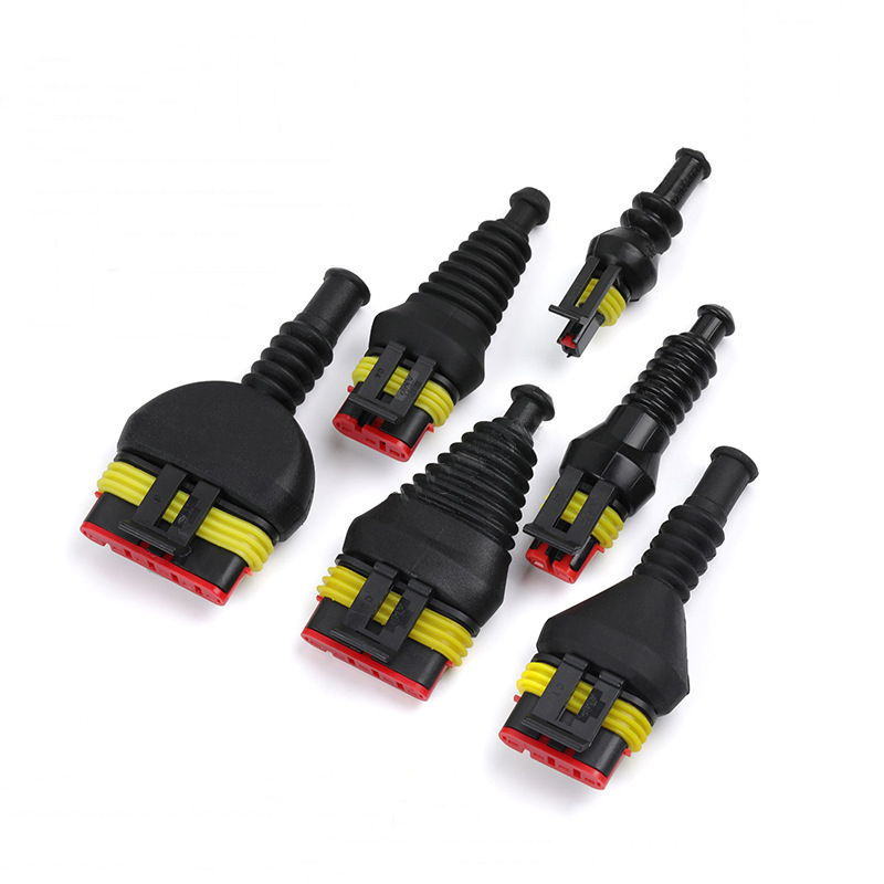Dust-proof Sleeve for Automotive Wiring Thread Silicone Sheath 1.5 Series DJ7021-1.5 HID Connector Clamp Sleeve