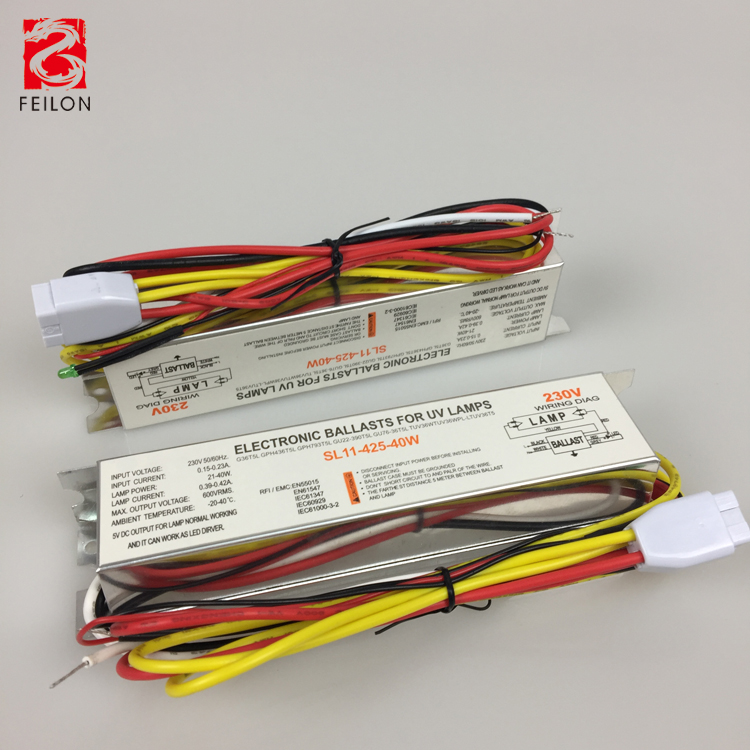 40w Ballast for Uv Lamp with Led Indicator And 4pins Connector Uv Ballast Lamp