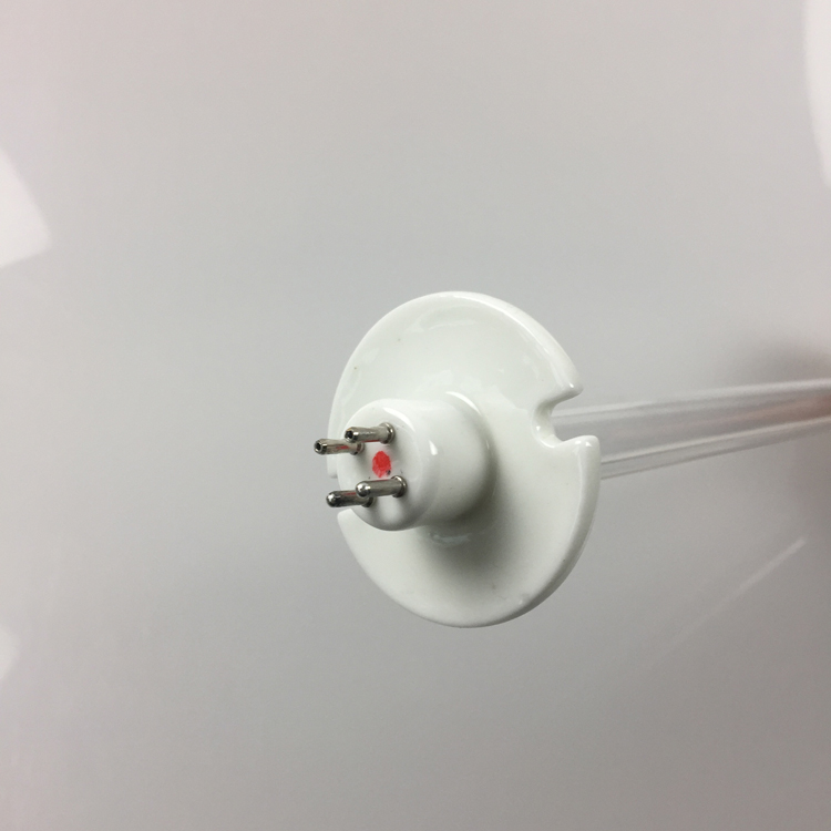 TUV17w 254 Nm Uv Lamp GPH357 Uv Bulb With Ceramic Lamp Holder 4pin Uv Ozone Lamp
