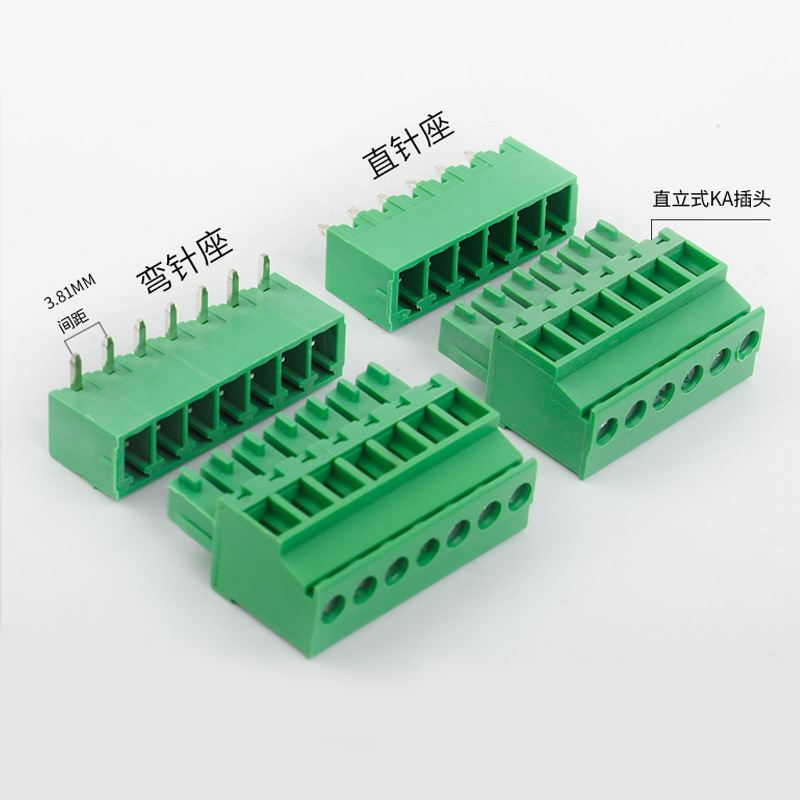 Directly Inserted Side Vertical Terminal Block 15EDGKA-3.81MM Male And Female Plug-in Terminal Block