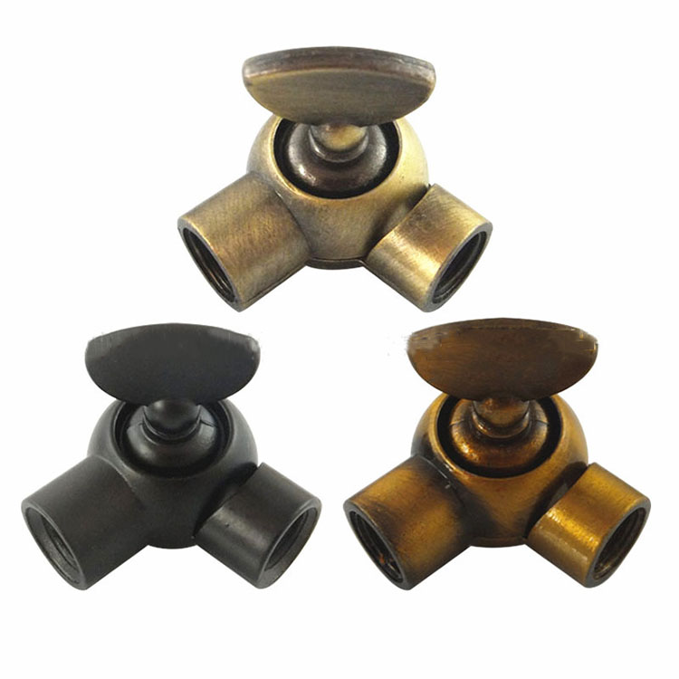 Retro Antique Table Lamp Hardware Accessories M10 Inner Teeth Zinc Alloy Steering Positioning Two-way Lamp Accessories