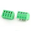 127S-3.5mm 3.81mm 45 Degree Wiring Screw PCB Terminal Block Copper Environmentally Friendly Solder Plate 127S Connector