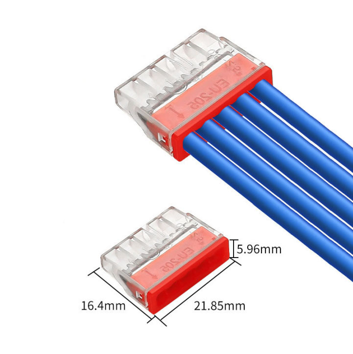 EU series quick connect terminal wire connector quick plug connector LED lamp terminal junction box wire connector