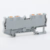 PT4 QUATTRO Two in Two Out Spring Plug-in Terminal Block Replace Phoenix Tool Free Push Button NS35 Din Rail Terminal Connector