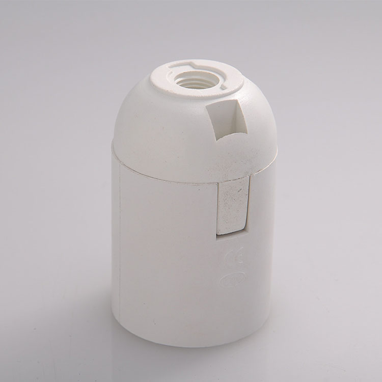 Manufacturers Supply Wholesale E27 Card Type Light Body Lightholder Plastic E27 Lamp Holder Led Screw Lamp Socket