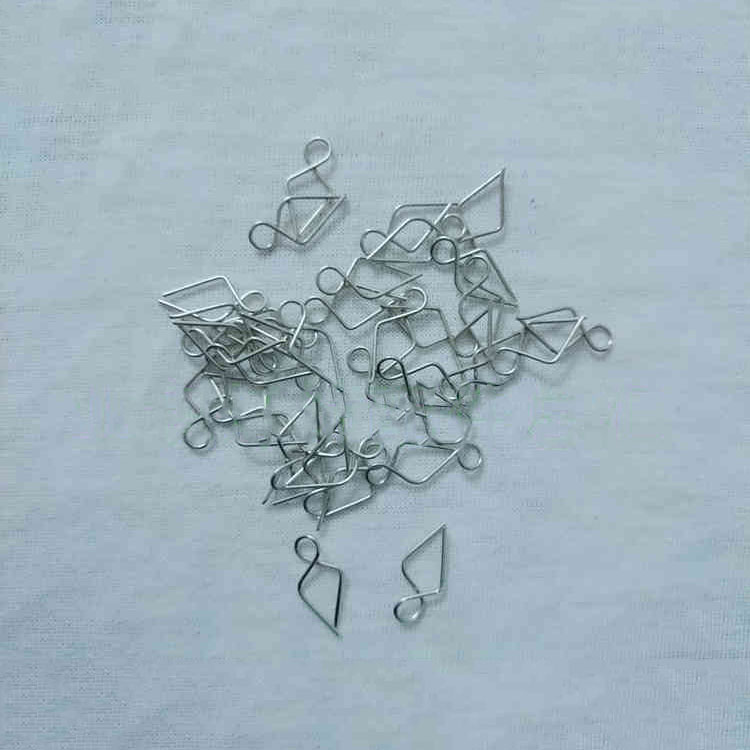 Crystal Chandelier Accessories, Fish-tail Fork Pin Crystal Chandelier Glass Rod Clip Fish-tail Fork Pin 8-shaped Clip