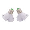 Wholesale E27 to 2E27 Lamp Holder One Point Two Lamp Holder Twin Lamp Socket E27 to Double Head