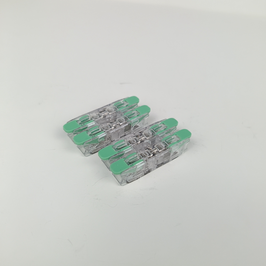 DIY 32A big current reusable lever nut UL listed fast connector 2 in 2 out 2 way wire connector