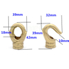 Pure Copper Rings Hooks Closed Opening Hooks Ceiling Trays Chandelier Crystal Lamps Rust-proof Rings, Lighting Accessories