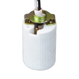 Directly Supply E14 Lamp Socket Ceramic Lamp Holder High Temperature Lamp Holder