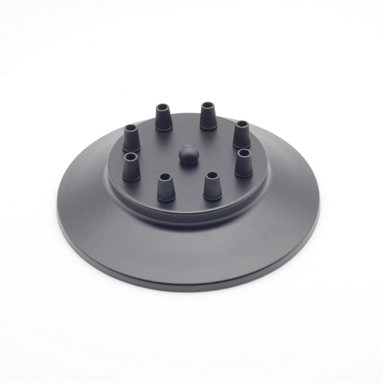 Restaurant Ceiling Lamp Perforated Locking Buckle Ceiling Plate Base Straight Side Disc Lighting Fittings