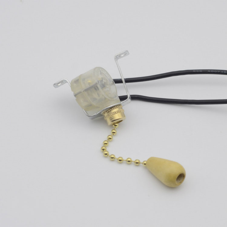 Pull Cord Switch Zipper Pull Cord Switch Ceiling Fan Wall Lamp Bedside Switch Lamps and Lanterns Lighting Accessories