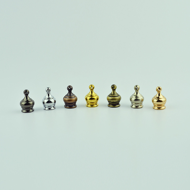 European-style Table Candle Floor Lamp Hexagonal Plating Accessories Chandelier Screw Cover
