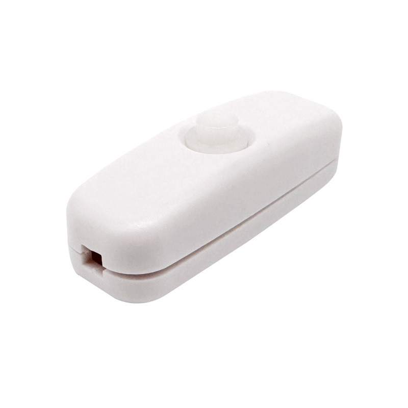 501 In-Line DC Cord Switch Table Lamps - Black & White 3NC+1NO DC Switch