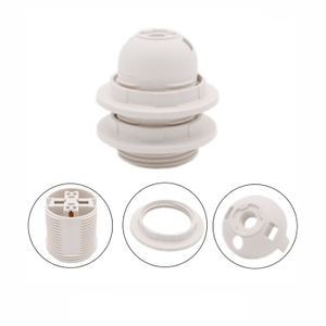 E27 Display Lamp Holder Double Ring Lamp Holder E27 Screw Socket Full Tooth Lamp Holder