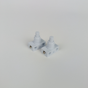 2A Screw Wiring Push Button White Color on Off Switch PBS Small Panel Mounted Switch 315A