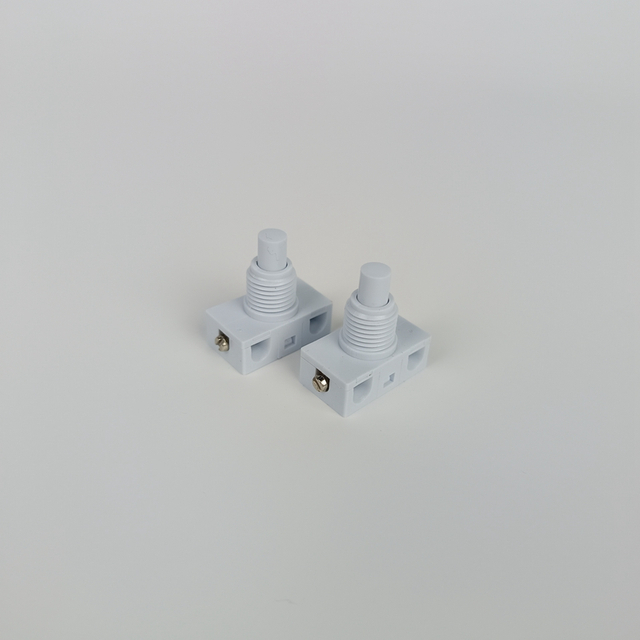2A Screw Wiring Push Button White Color on Off Switch PBS Small Panel Mounted Switch 315A