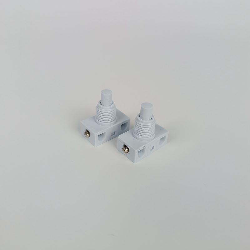 2A Screw Wiring Push Button White Color on Off Switch PBS Small Panel Mounted Switch 315A