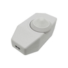 339 1A 110V UL/CCC Inline Rotary Dimmer Switch 110V Universal Dimmable for Tungsten & LED Lights