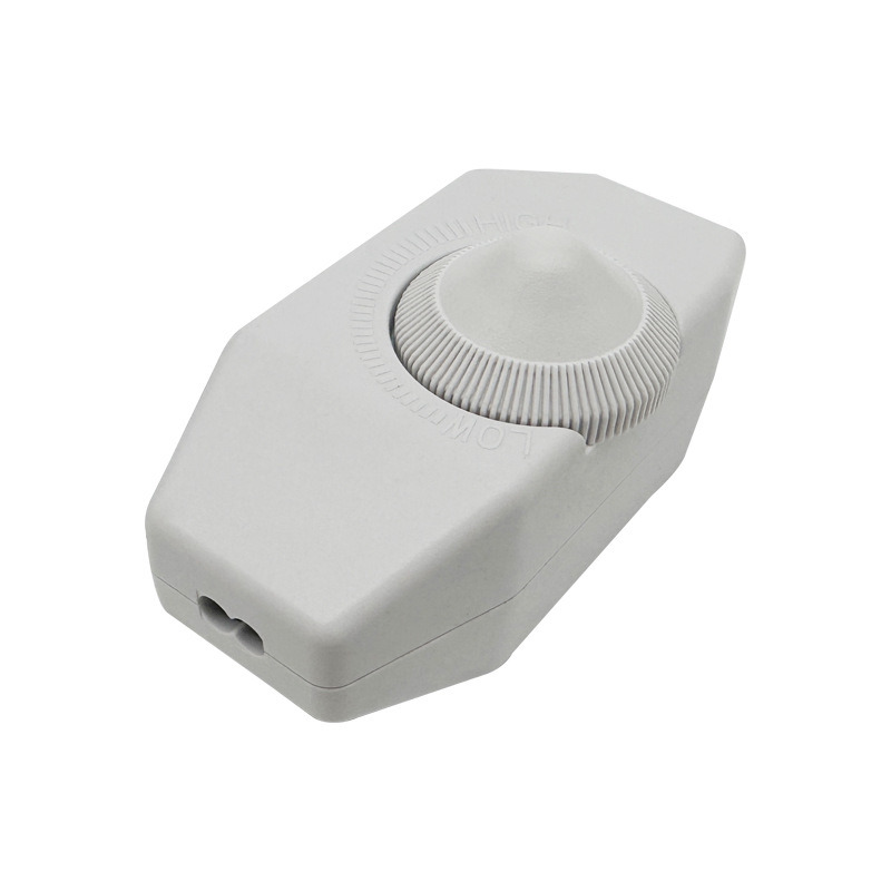 339 1A 110V UL/CCC Inline Rotary Dimmer Switch 110V Universal Dimmable for Tungsten & LED Lights