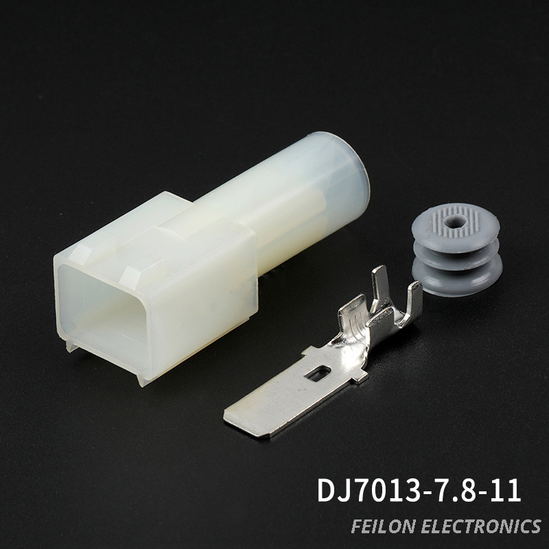 1-hole 1-Pin Automotive Waterproof Connector Male-female Plug 7.8 Contact End Piece DJ7013-7.8-11/21