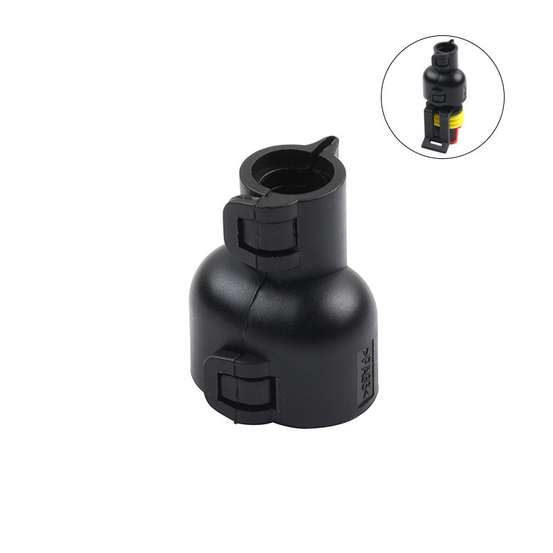 1.5 Connector 2-hole Straight Sheath Wire Clamp DJ7021 - 1.5WJ Tail Clamp Corrugated Tube Snap Ring 1 - 7807490 - 1