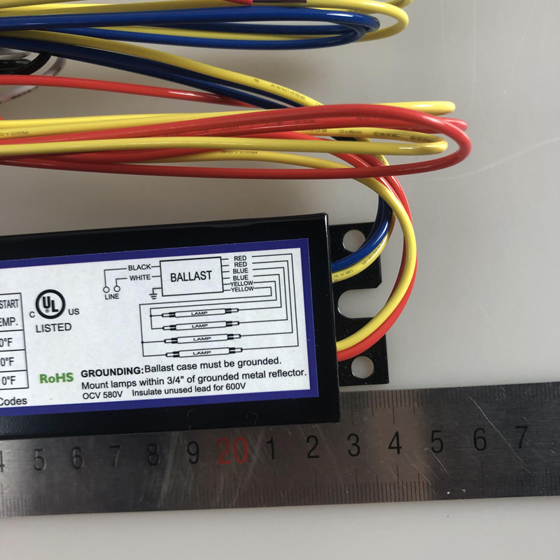 120-277V 4x17w25w32w Fluorescent Lamp Electronic Ballast UL Certificated with 5 Years Warranty
