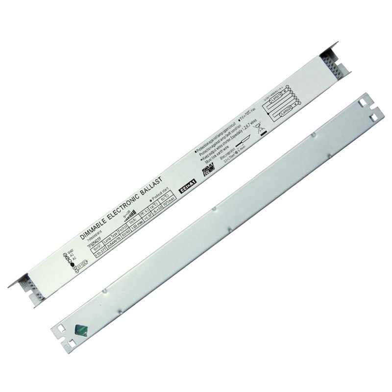 0-10V dimming 2x54w electronic ballast 110-277v electronic fluorescent dimming ballast