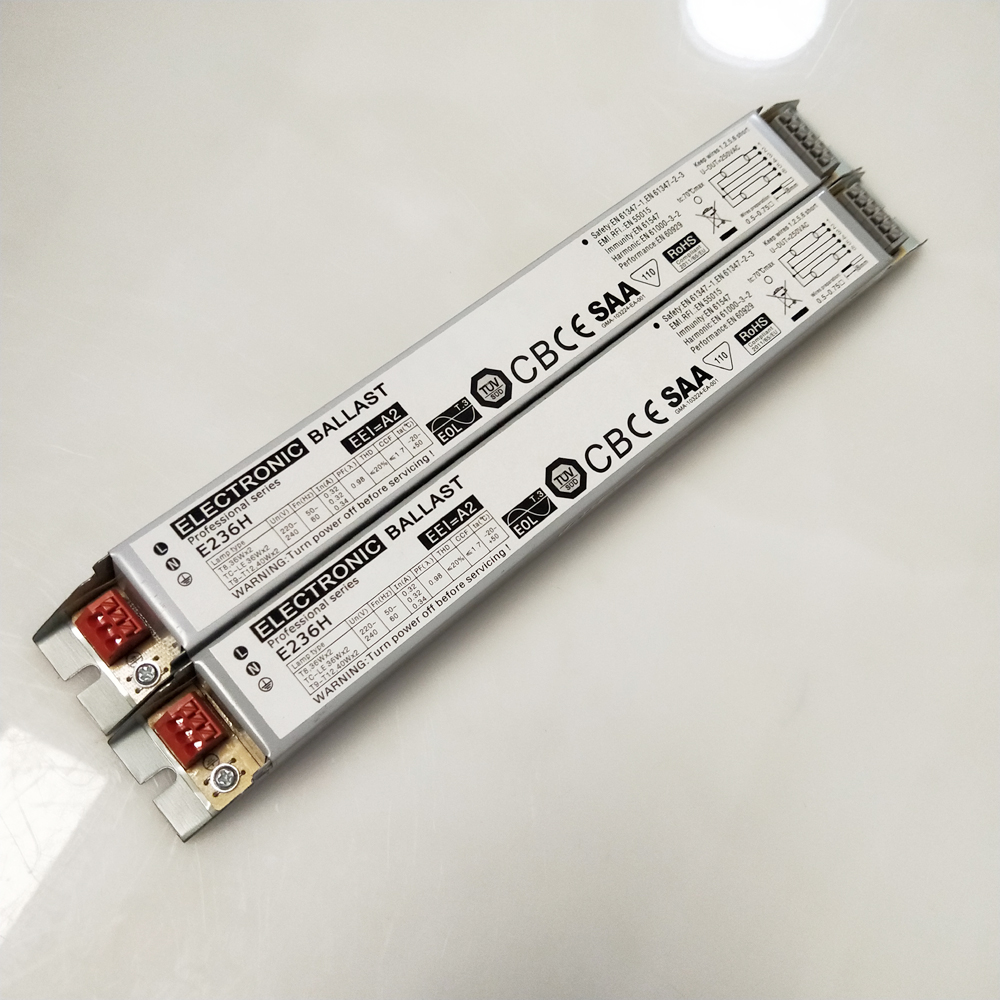 2x36w Electronic Ballast for Fluorescent Lamp T8 CE Certificate
