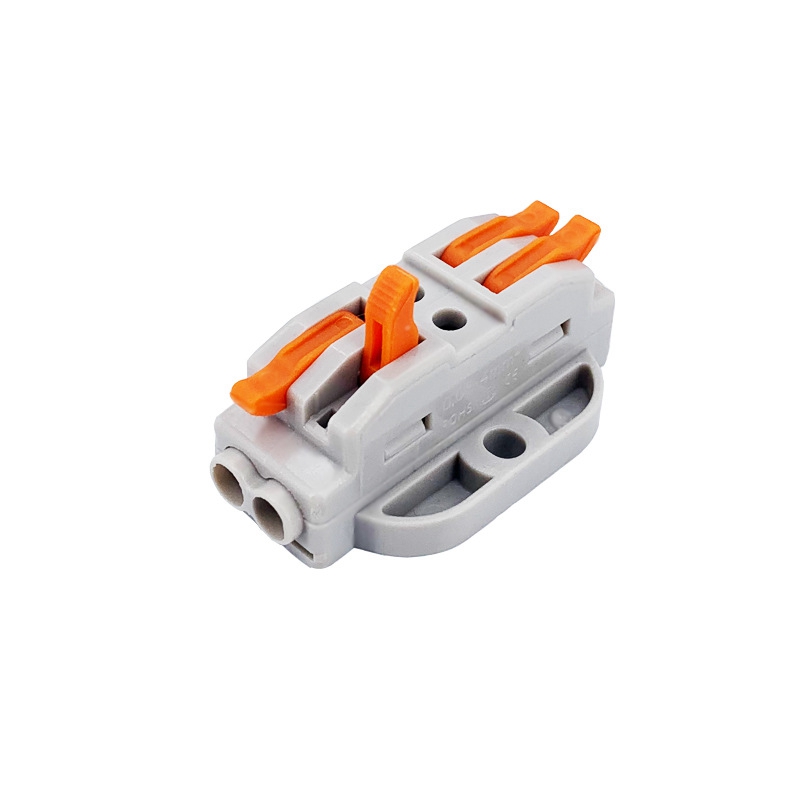Factory Quick Connect Terminal KV223 Press Type Wire Connector with Two in Two Out Soft And Hard Wires Universal Wire Connector Junction Box Connector