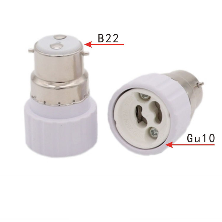 Factory Direct B22 to GU10/GU10 to B22/Bayonet Lamp Holder/GU10 Aging Lamp Holder