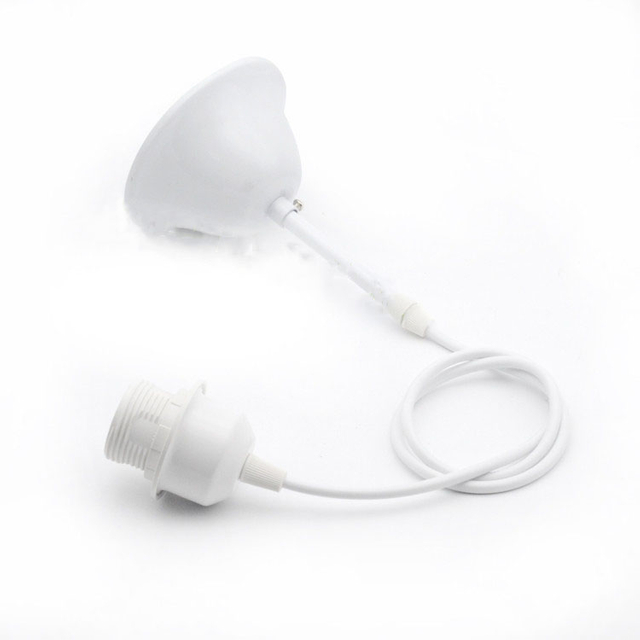 Hanging Wire Hanging Clock Dining Chandelier Lamp Holder Retro Restaurant Clothing Shop Decoration Lighting Lamp Accessories