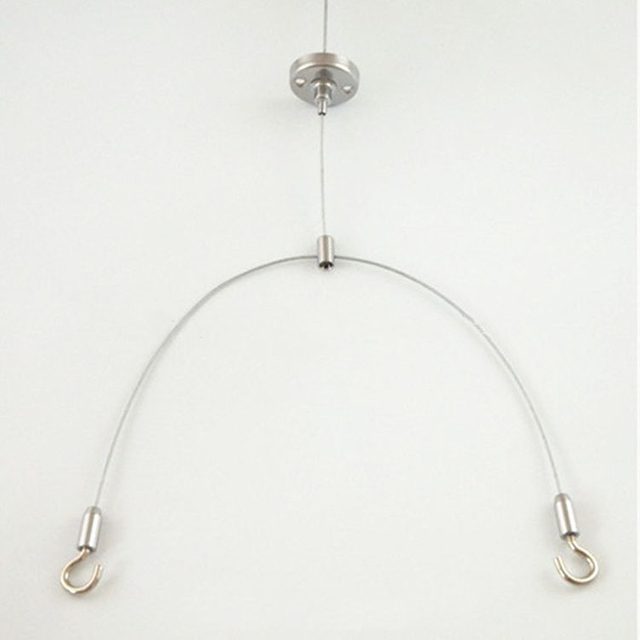 Flat Lamp One Minute Two Wire Rope Wire Wire Panel Lamp Modified Pendant Lamp Accessories
