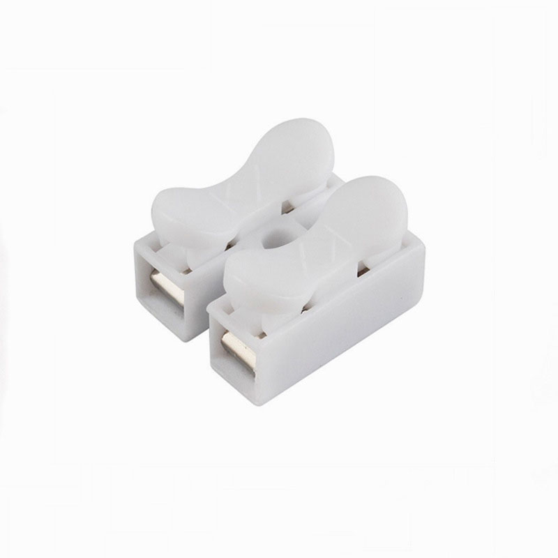 LED Ceiling Light Fixture Wiring Clip Quick Connect Terminal CH-2 CH-3 Press Type Wire Connector 2-position Wire Connector