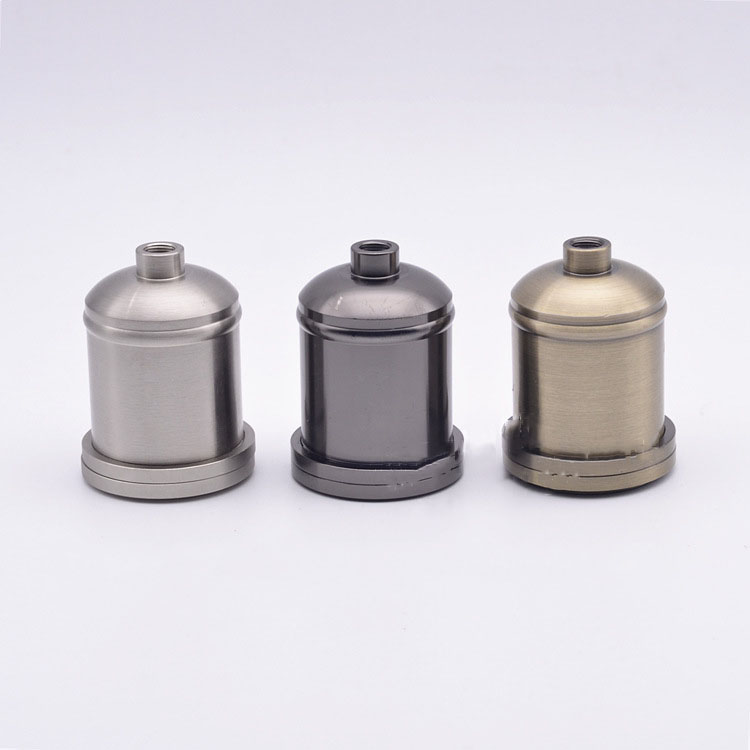 Edison Retro Aluminum Lamp Holder Ceiling E27 Lamp Holder Gold Lighting Fixture Accessories